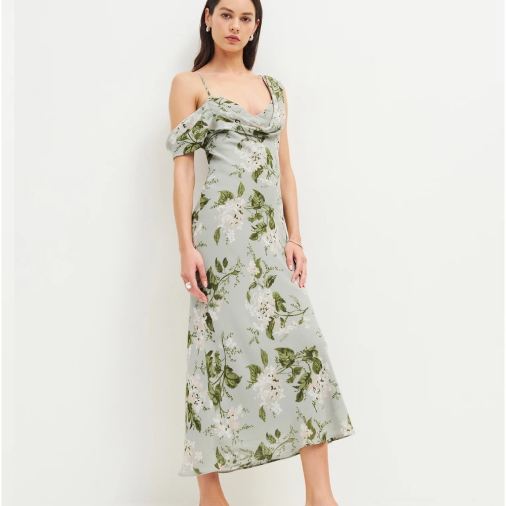 Reformation Reya Dress - Tea Garden only worn once for a wedding great condition